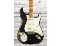 Fender Custom Shop 1957 Stratocaster Heavy Relic 1-Piece Quartersawn MN Black Fender Custom Shop 1957 Stratocaster Heavy Relic 1-Piece Quartersawn MN Black